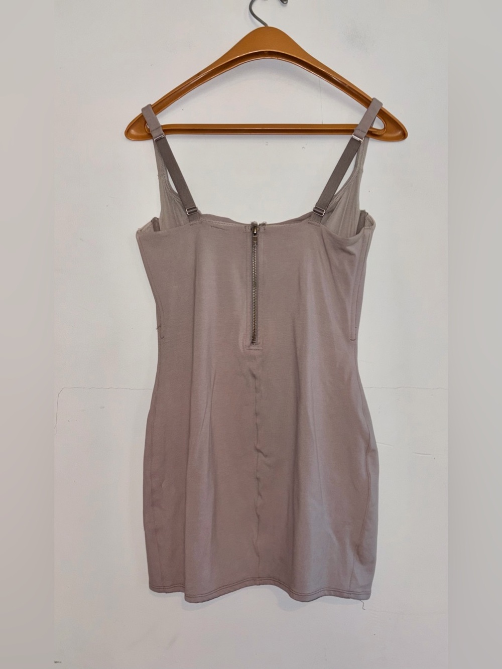 SKIMS Corset Mini Dress Mauve Grey sz L - Picture 3 of 9